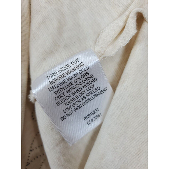 Alfred Dunner Top Gold Embellished Beads Floral Print Women L Stretch Beige - Picture 6 of 8